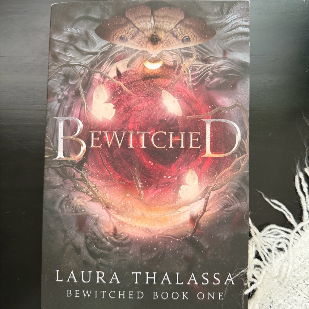 Bewitched (Bewitched Book One) by Laura Thalassa - Dark Red & Black Cover